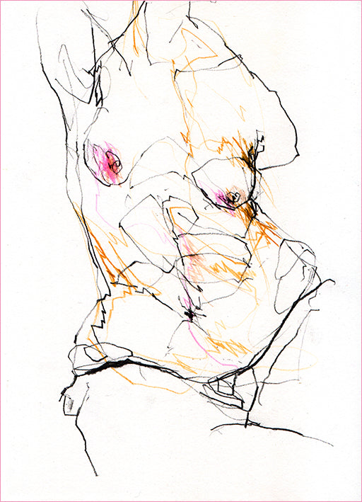 FIGURE DRAWING 7 - PRINT